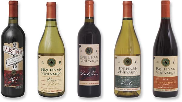 Brennan Vineyards wine labels